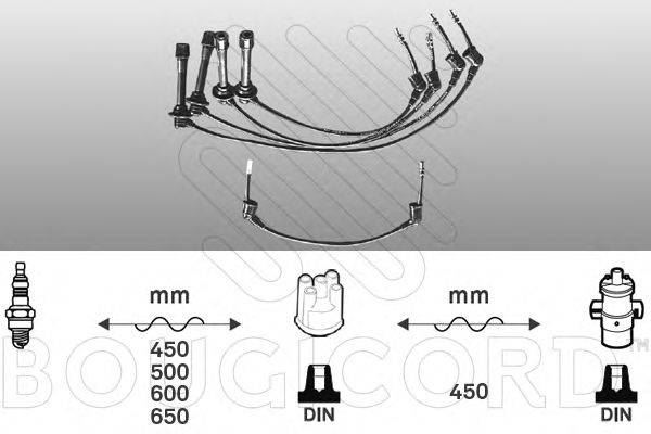 Комплект проводов зажигания BOUGICORD 7150
