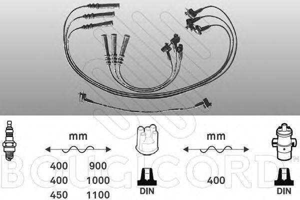 Комплект проводов зажигания BOUGICORD 7195