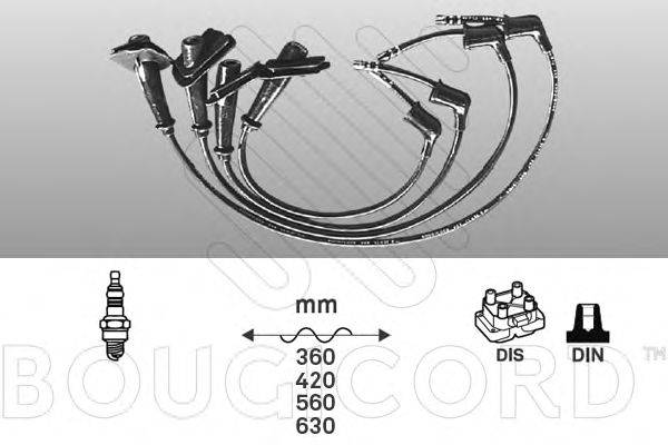 Комплект проводов зажигания BOUGICORD 7204