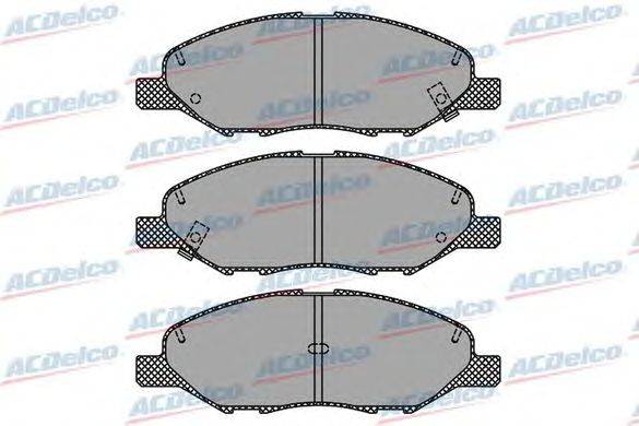 Комплект тормозных колодок, дисковый тормоз ACDelco AC0581497D