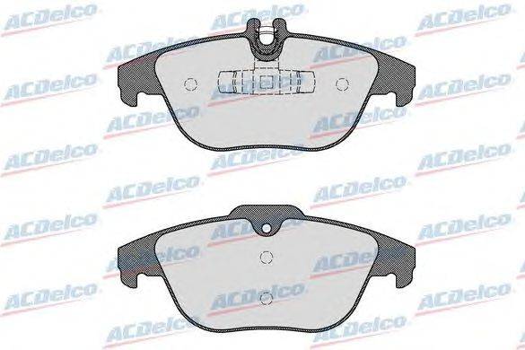 Комплект тормозных колодок, дисковый тормоз ACDelco AC0581528D