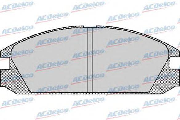 Комплект тормозных колодок, дисковый тормоз ACDelco AC058552D