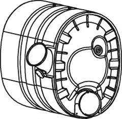 Средний / конечный глушитель ОГ DINEX 80422