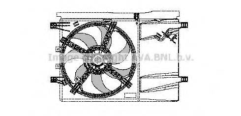 Вентилятор, охлаждение двигателя AVA QUALITY COOLING FT7532