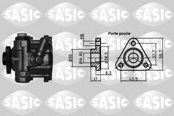 Гидравлический насос, рулевое управление SASIC 7076025