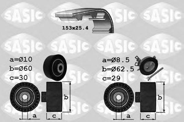 Комплект ремня ГРМ SASIC 1750029