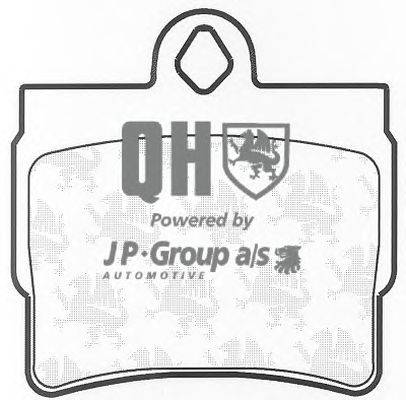Комплект тормозных колодок, дисковый тормоз JP GROUP BP1314
