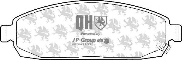Комплект тормозных колодок, дисковый тормоз JP GROUP BP1511