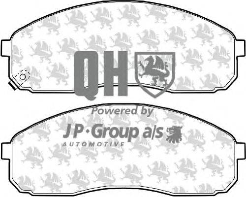 Комплект тормозных колодок, дисковый тормоз JP GROUP BP1513