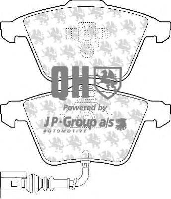 Комплект тормозных колодок, дисковый тормоз JP GROUP 1163607819