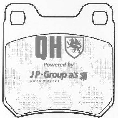 Комплект тормозных колодок, дисковый тормоз JP GROUP BP459