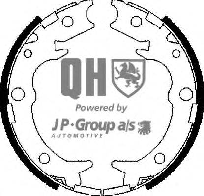 Комплект тормозных колодок, стояночная тормозная система JP GROUP BS1095