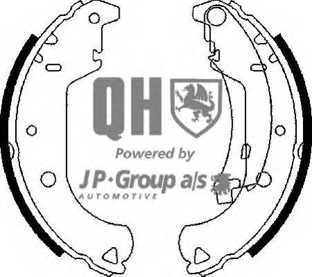 Комплект тормозных колодок JP GROUP BS1120