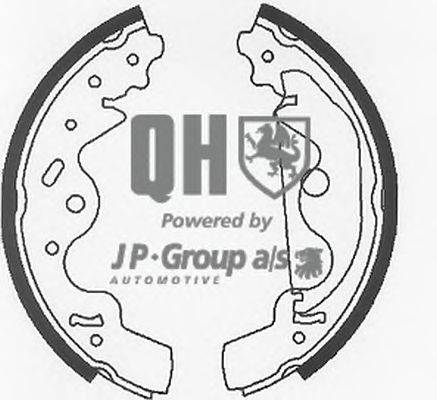 Комплект тормозных колодок JP GROUP BS1122