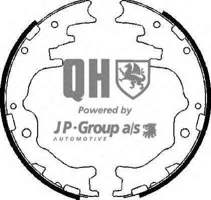 Комплект тормозных колодок JP GROUP BS878