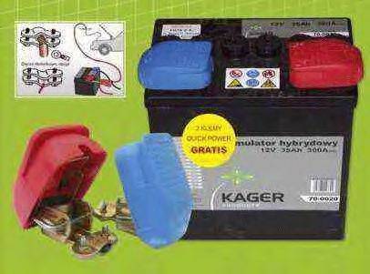 Стартерная аккумуляторная батарея KAGER 700020