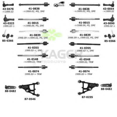 Подвеска колеса KAGER 800363