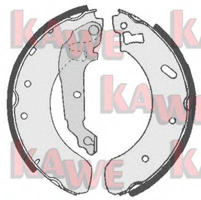 Комплект тормозных колодок KAWE 05570