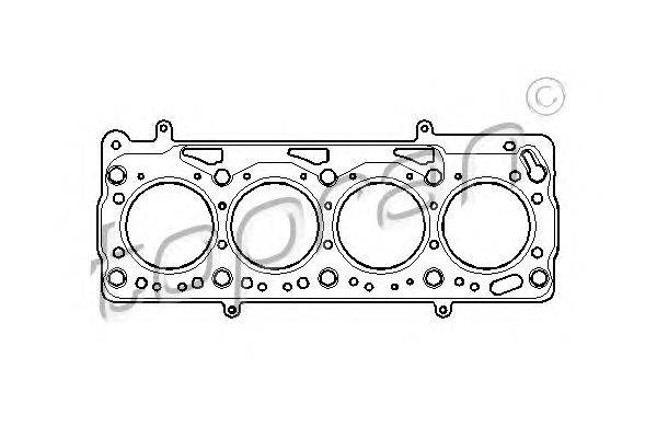 Прокладка, головка цилиндра TOPRAN 111132