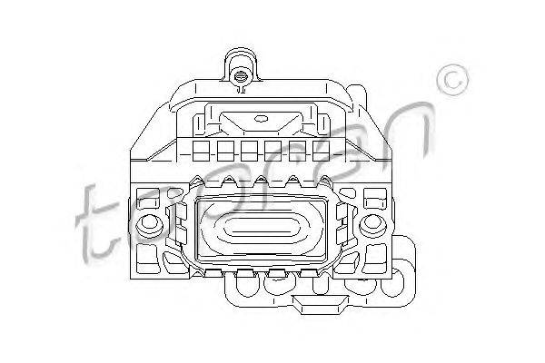 Подвеска, двигатель TOPRAN 111 899
