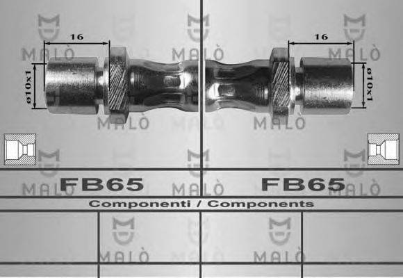 Тормозной шланг MALÒ 80600