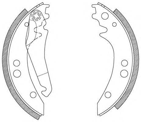 Комплект тормозных колодок OPEN PARTS BSA2065.00