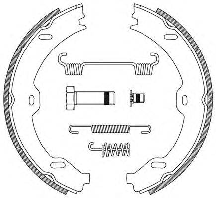 Комплект тормозных колодок OPEN PARTS BSA2190.00