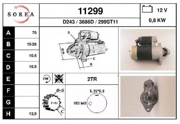 Стартер EAI 11299