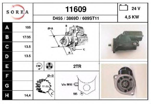 Стартер EAI 11609