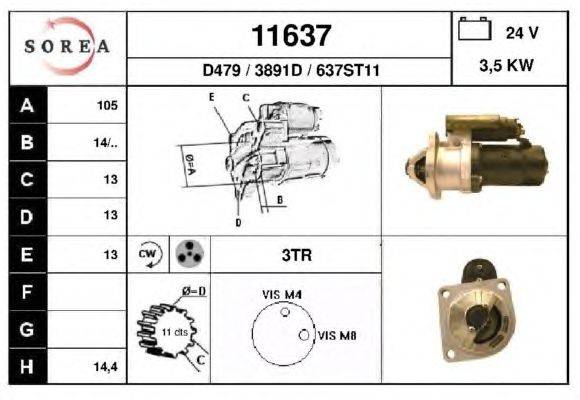 Стартер EAI 11637