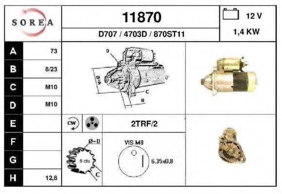 Стартер EAI 11870