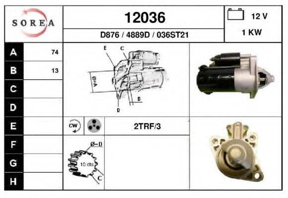 Стартер EAI 12036