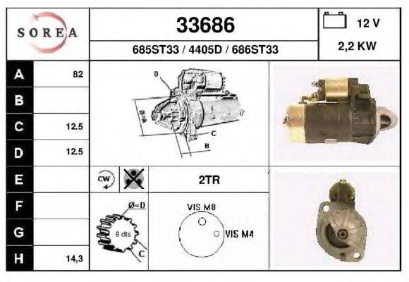 Стартер EAI 33686