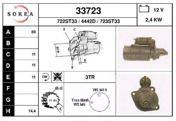 Стартер EAI 33723