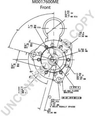 Стартер PRESTOLITE ELECTRIC M0017600ME