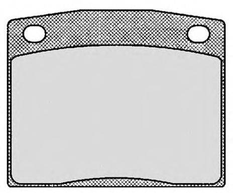 Комплект тормозных колодок, дисковый тормоз RAICAM 141.0