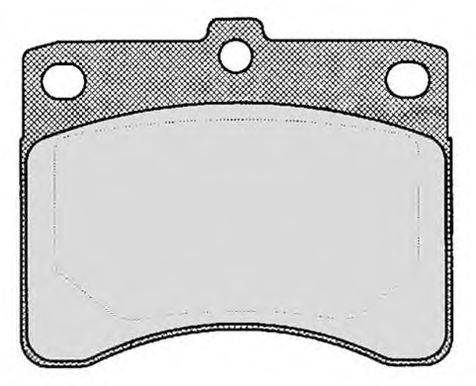 Комплект тормозных колодок, дисковый тормоз RAICAM 437.0