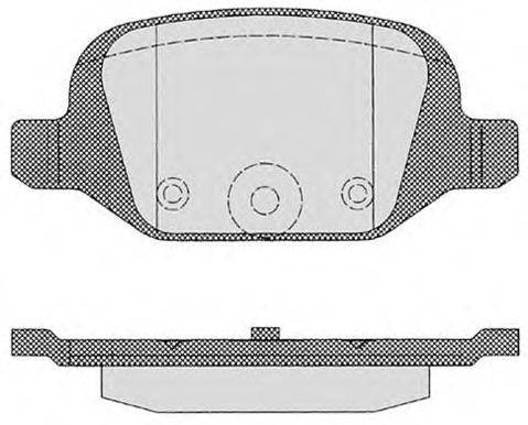 Комплект тормозных колодок, дисковый тормоз RAICAM 6090