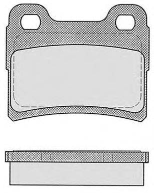 Комплект тормозных колодок, дисковый тормоз RAICAM 641.0