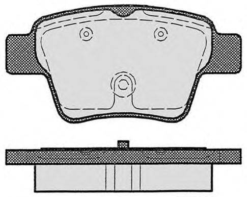 Комплект тормозных колодок, дисковый тормоз RAICAM 24150