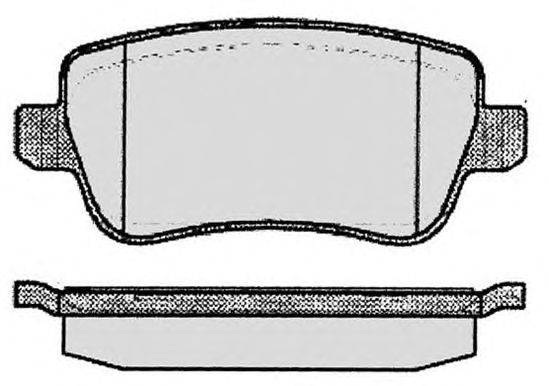 Комплект тормозных колодок, дисковый тормоз RAICAM 19040