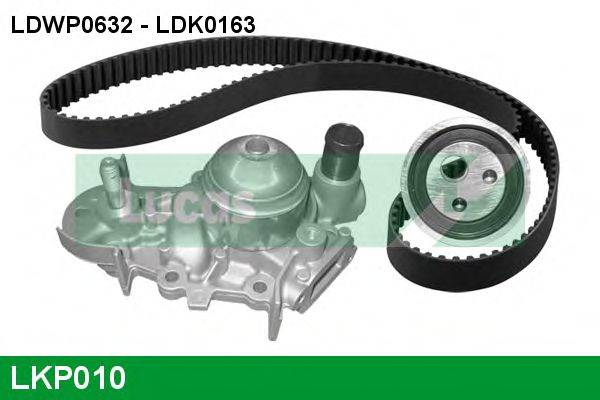 Водяной насос + комплект зубчатого ремня LUCAS ENGINE DRIVE LKP010