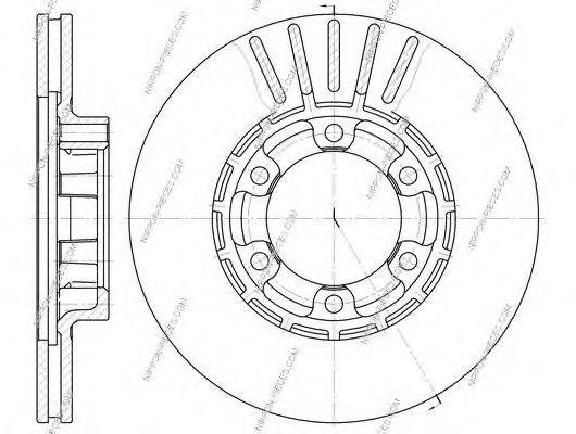 Тормозной диск NPS 6005521