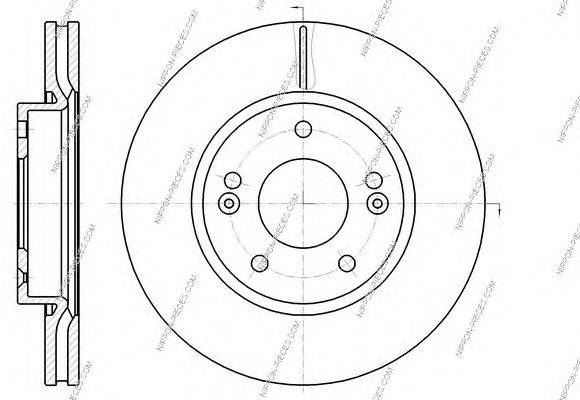 Тормозной диск NPS BBD4495