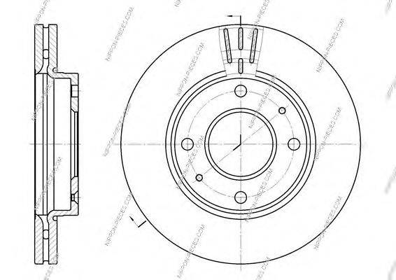 Тормозной диск NPS DDF1270