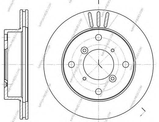 Тормозной диск NPS 6030321