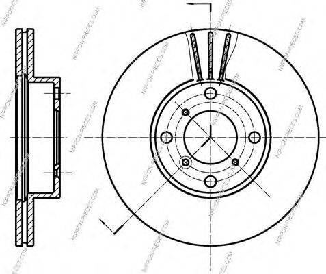 Тормозной диск NPS 6008891