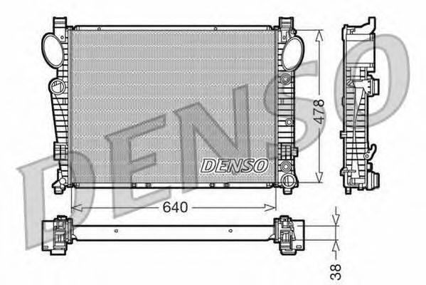 Радиатор, охлаждение двигателя NPS 8MK376716331