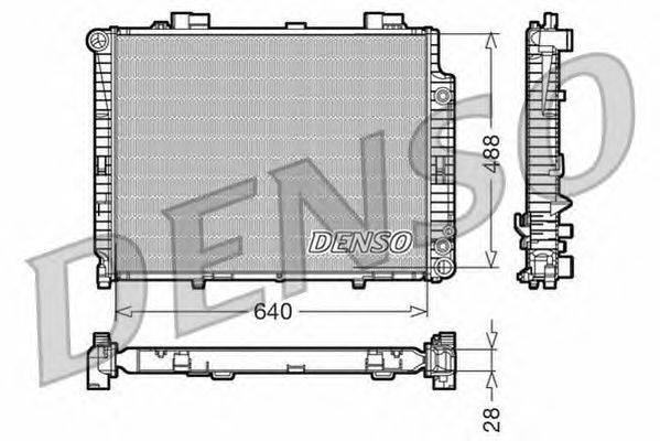 Радиатор, охлаждение двигателя NPS 62608A