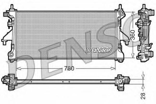 Радиатор, охлаждение двигателя NPS 8MK376745021